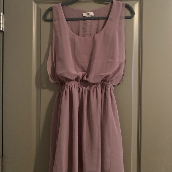 beige dress with button detail - Picture 1 of 2